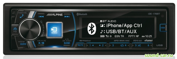 Alpine iDE-178BT MP3+USB  
