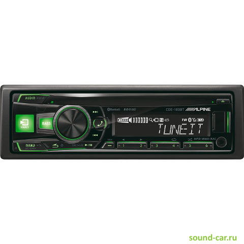Alpine CDE-183BT CD+MP3+USB  