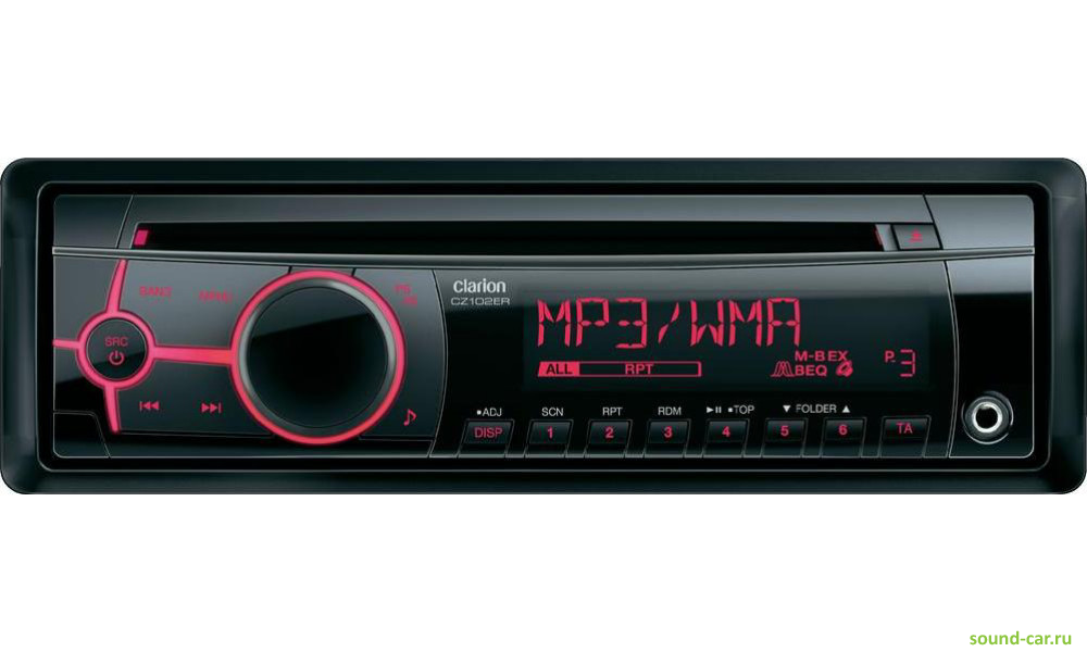 Clarion CZ102ER CD+MP3+USB  