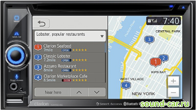 Clarion NX504E CD+MP3+USB  