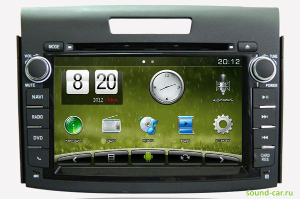 Trinity Android Honda CRV 2012 CD+MP3+USB+DVD     