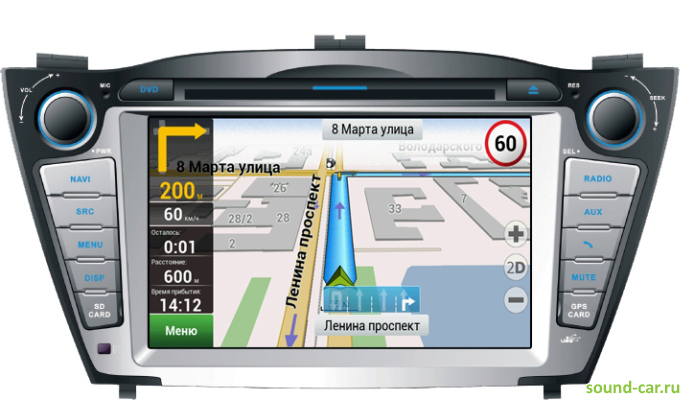 Velas V-HX35G Hyundai ix35 CD+MP3+USB+DVD   